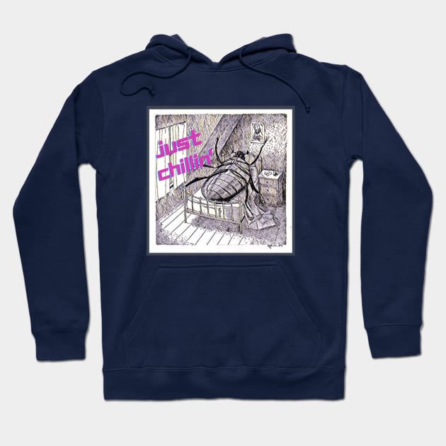 Gregor Samsa just chillin Hoodie by artbleed